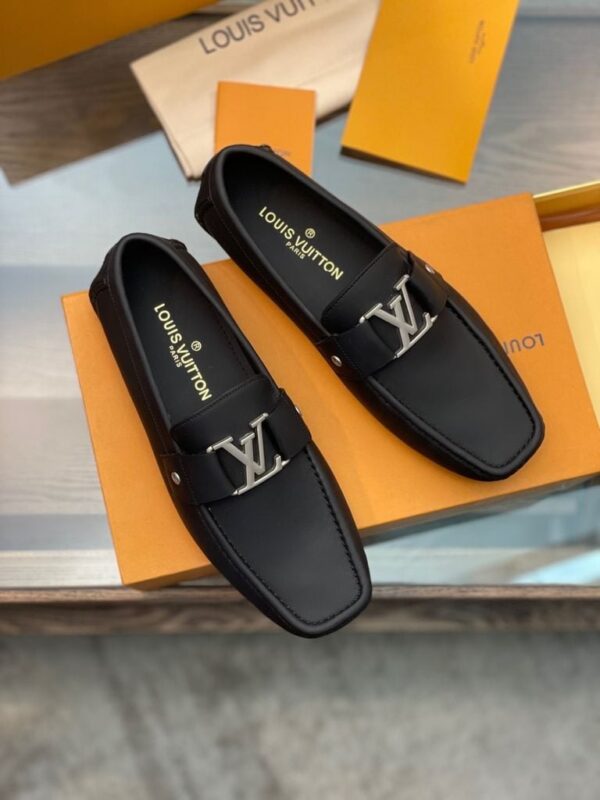Classic men's simple bean shoes. high-grade hardware buckle - Image 2