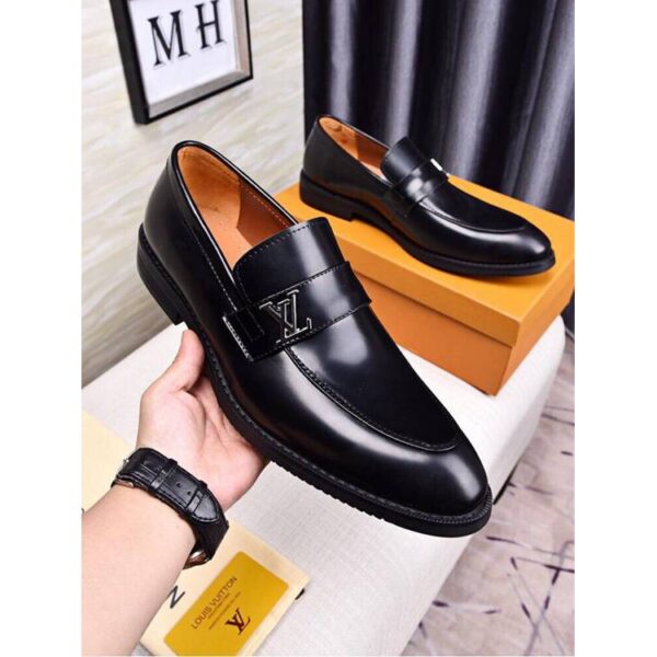 Classic Leather Slip On Shoes - Image 2