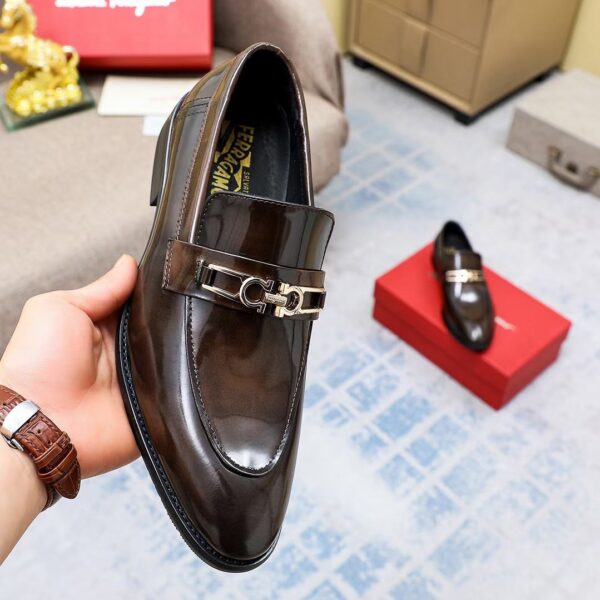 Classic Leather Loafer Anti-Sip On Shoes ZZL0224061902 - Image 5