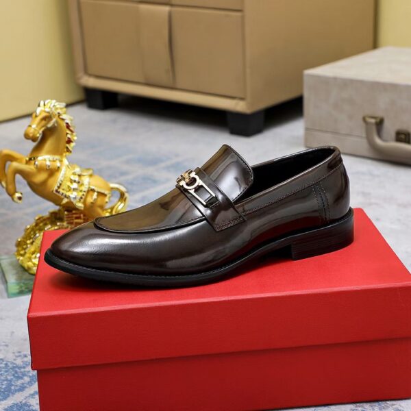Classic Leather Loafer Anti-Sip On Shoes ZZL0224061902 - Image 4
