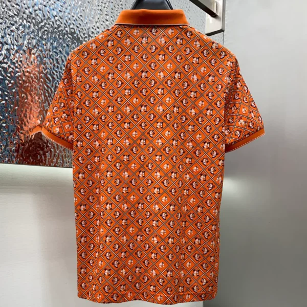Men's casual lapel short sleeved polo shirt 1025032102 - Image 9