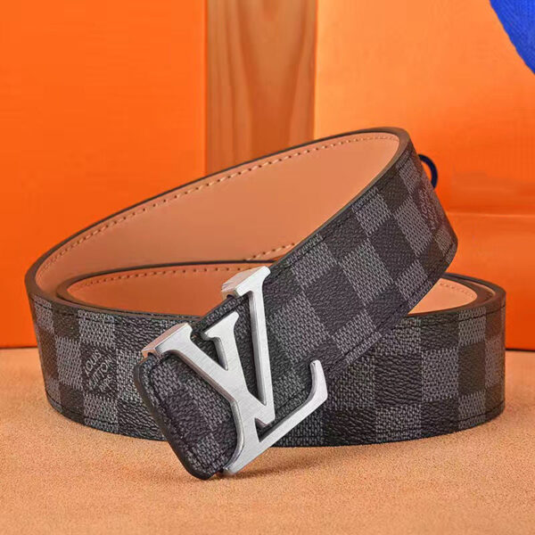 Men's belt high-grade letter leather business belt trend all-match strong and durable middle-aged and young casual pants belt - Image 11