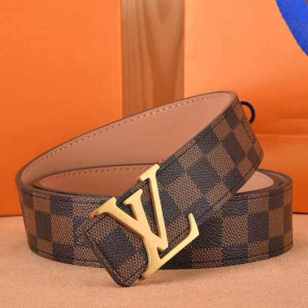 Men's belt high-grade letter leather business belt trend all-match strong and durable middle-aged and young casual pants belt - Image 7