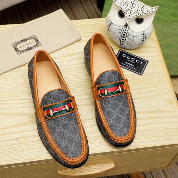 Gentleman Men's Shoes Leather Popular Classic Presbyterian Pattern Loafers 022024071102 - Image 2