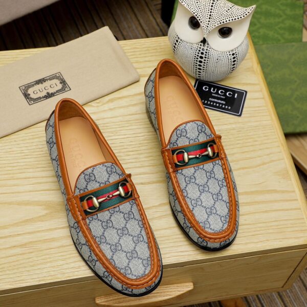 Gentleman Men's Shoes Leather Popular Classic Presbyterian Pattern Loafers 022024071102 - Image 4