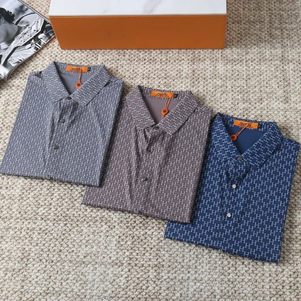 High end fashion casual short sleeved shirt 1025032110 - Image 5