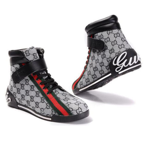 Men New Handmade high-top Shoes - Image 2