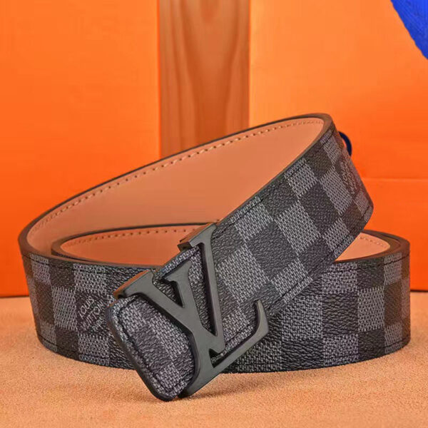 Men's belt high-grade letter leather business belt trend all-match strong and durable middle-aged and young casual pants belt - Image 12