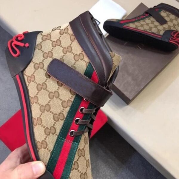 Men New Handmade high-top Shoes - Image 5