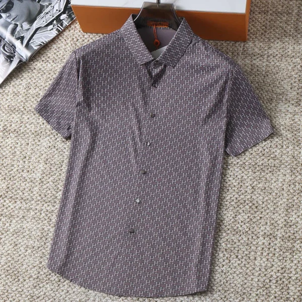 High end fashion casual short sleeved shirt 1025032110 - Image 2