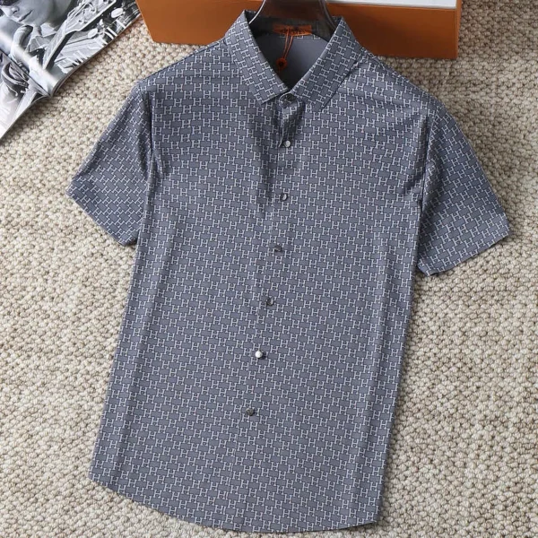 High end fashion casual short sleeved shirt 1025032110 - Image 4