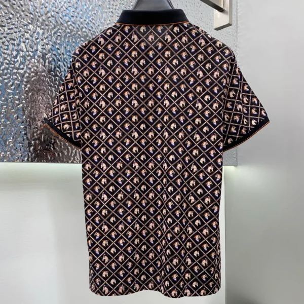 Men's casual lapel short sleeved polo shirt 1025032102 - Image 6