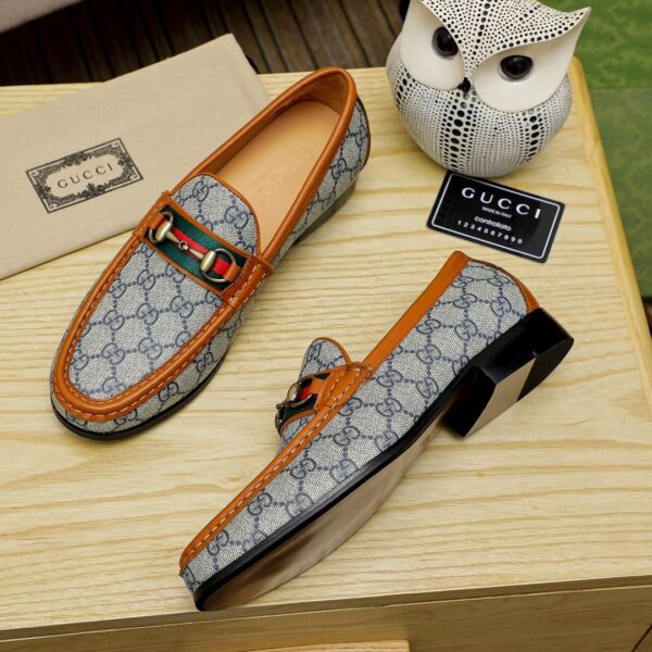 Gentleman Men's Shoes Leather Popular Classic Presbyterian Pattern Loafers 022024071102 - Image 3