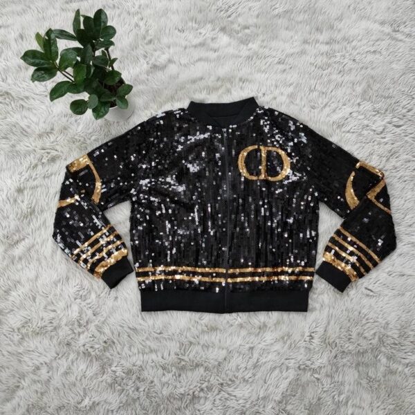 New fashion sequined baseball jacket for women 1024012504 - Image 2