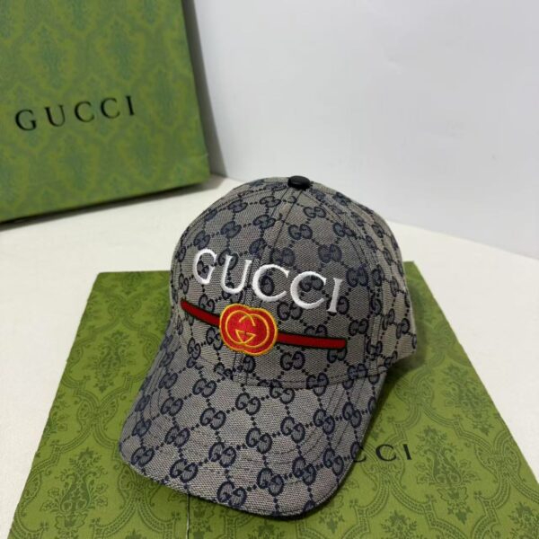 Branded Canvas Letter Baseball Cap 1025040101 - Image 3